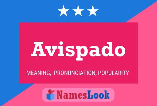 ملصق اسم Avispado