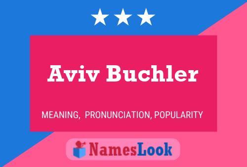 ملصق اسم Aviv Buchler