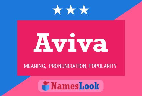 ملصق اسم Aviva