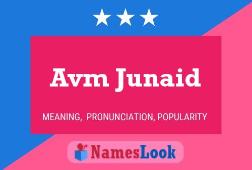 ملصق اسم Avm Junaid