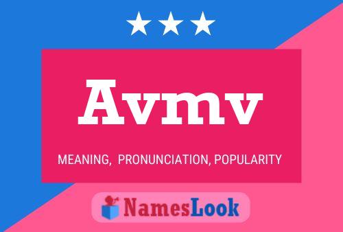 ملصق اسم Avmv