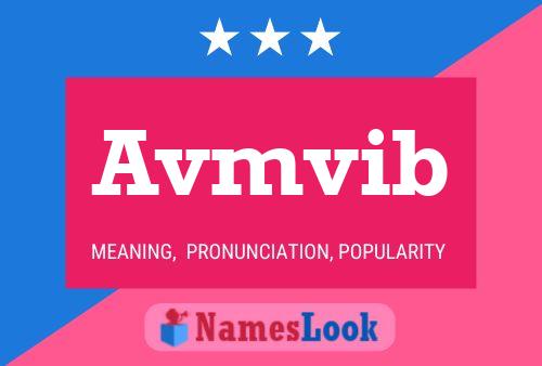 ملصق اسم Avmvib