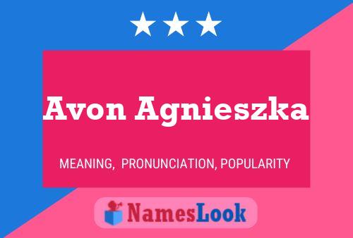 ملصق اسم Avon Agnieszka