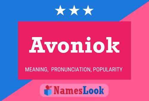 ملصق اسم Avoniok