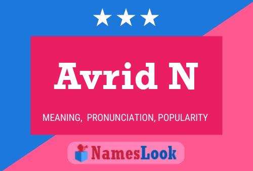 ملصق اسم Avrid N