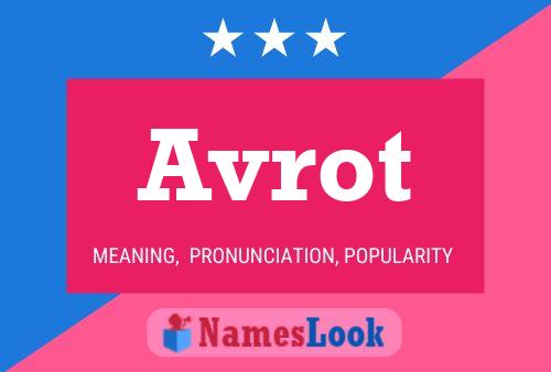 ملصق اسم Avrot