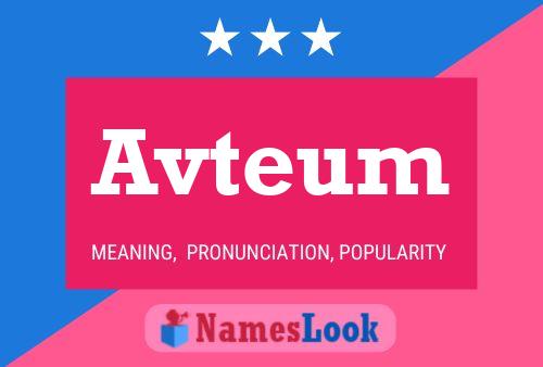 ملصق اسم Avteum