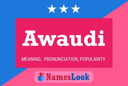 ملصق اسم Awaudi