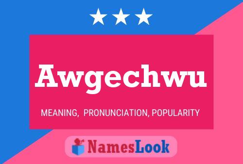 ملصق اسم Awgechwu