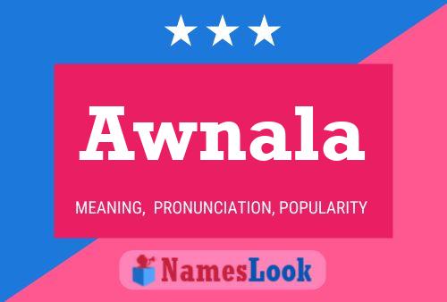 ملصق اسم Awnala