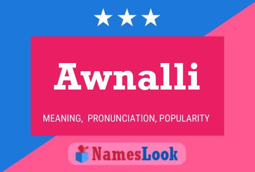 ملصق اسم Awnalli