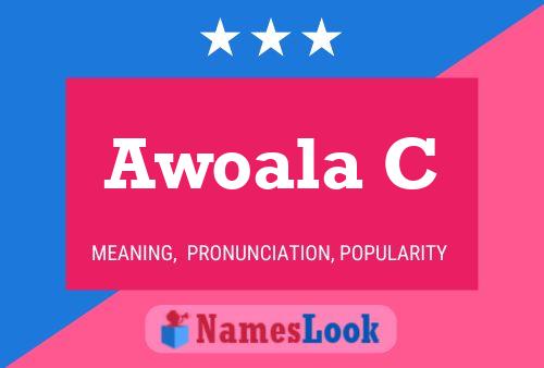 ملصق اسم Awoala C