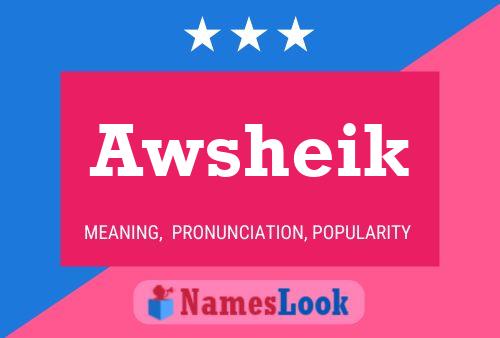 ملصق اسم Awsheik