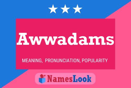 ملصق اسم Awwadams