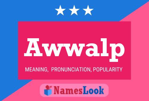 ملصق اسم Awwalp