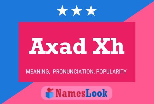 ملصق اسم Axad Xh