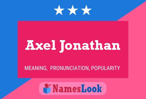 ملصق اسم Axel Jonathan