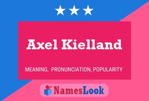 ملصق اسم Axel Kielland