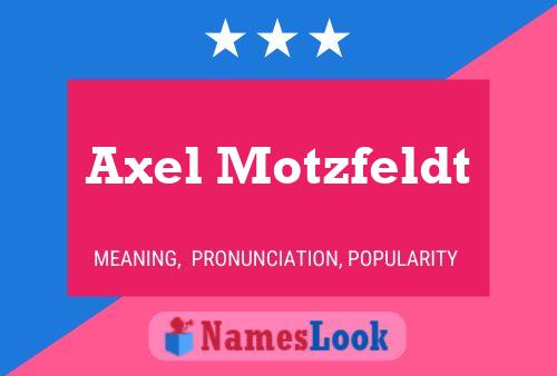 ملصق اسم Axel Motzfeldt