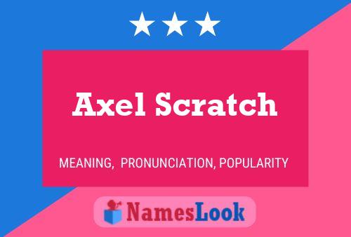 ملصق اسم Axel Scratch