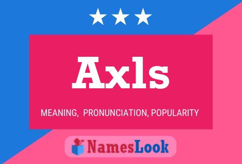 ملصق اسم Axls