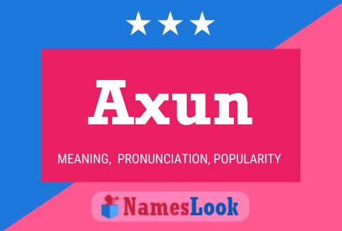 ملصق اسم Axun