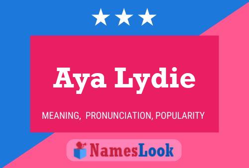 ملصق اسم Aya Lydie