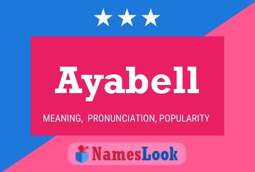 ملصق اسم Ayabell