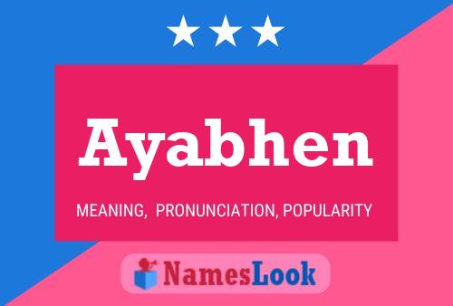 ملصق اسم Ayabhen