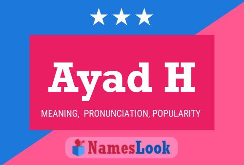 ملصق اسم Ayad H