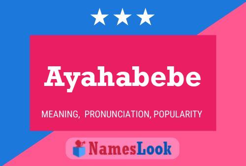 ملصق اسم Ayahabebe