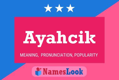 ملصق اسم Ayahcik