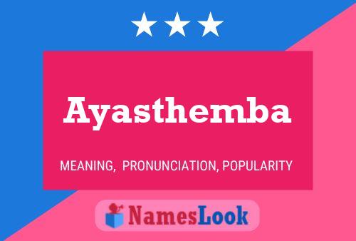 ملصق اسم Ayasthemba