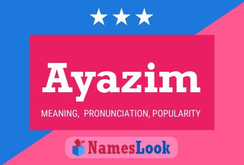 ملصق اسم Ayazim