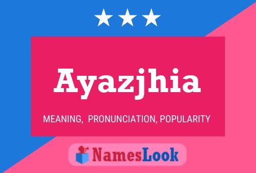 ملصق اسم Ayazjhia