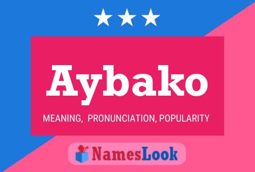 ملصق اسم Aybako