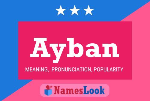 ملصق اسم Ayban