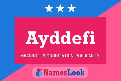 ملصق اسم Ayddefi