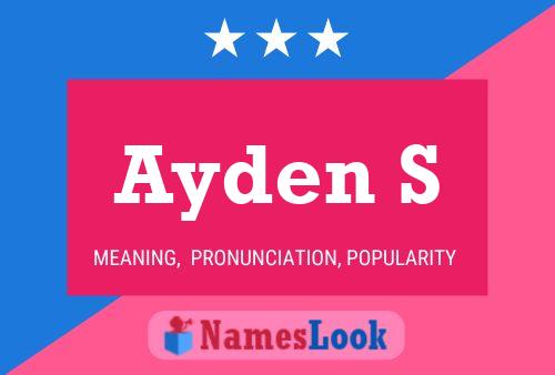 ملصق اسم Ayden S