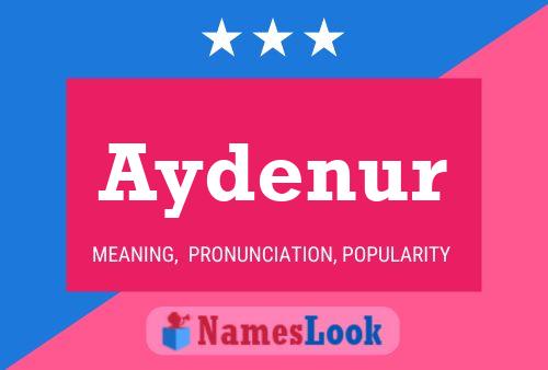 ملصق اسم Aydenur