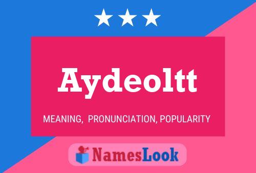 ملصق اسم Aydeoltt