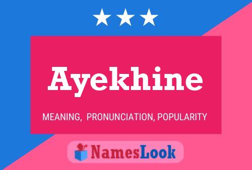 ملصق اسم Ayekhine