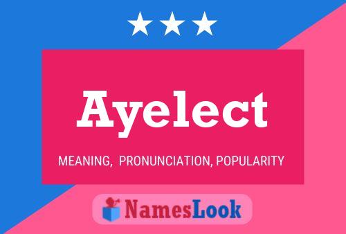 ملصق اسم Ayelect