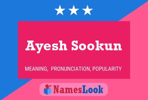 ملصق اسم Ayesh Sookun