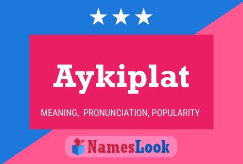 ملصق اسم Aykiplat