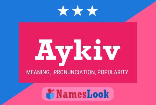 ملصق اسم Aykiv