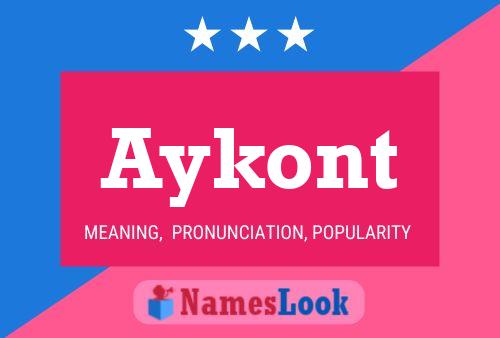 ملصق اسم Aykont