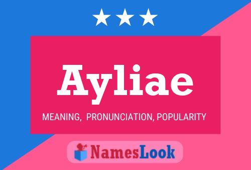 ملصق اسم Ayliae