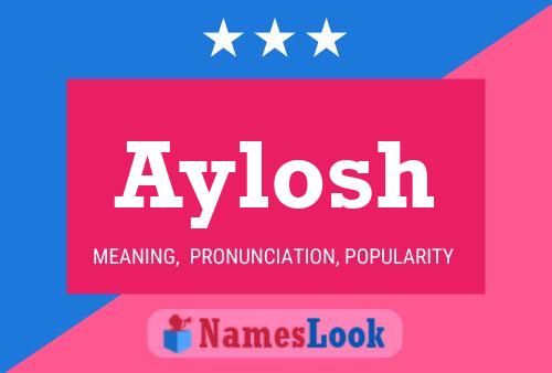 ملصق اسم Aylosh