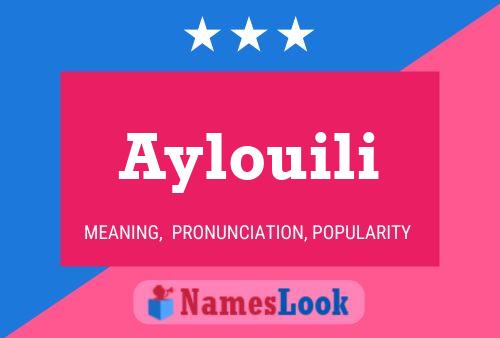 ملصق اسم Aylouili